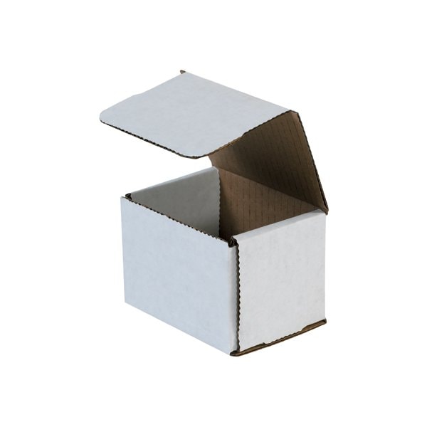 Bsc Preferred 4 x 3 x 3'' White Corrugated Mailers, 50PK BUY00025350 - main